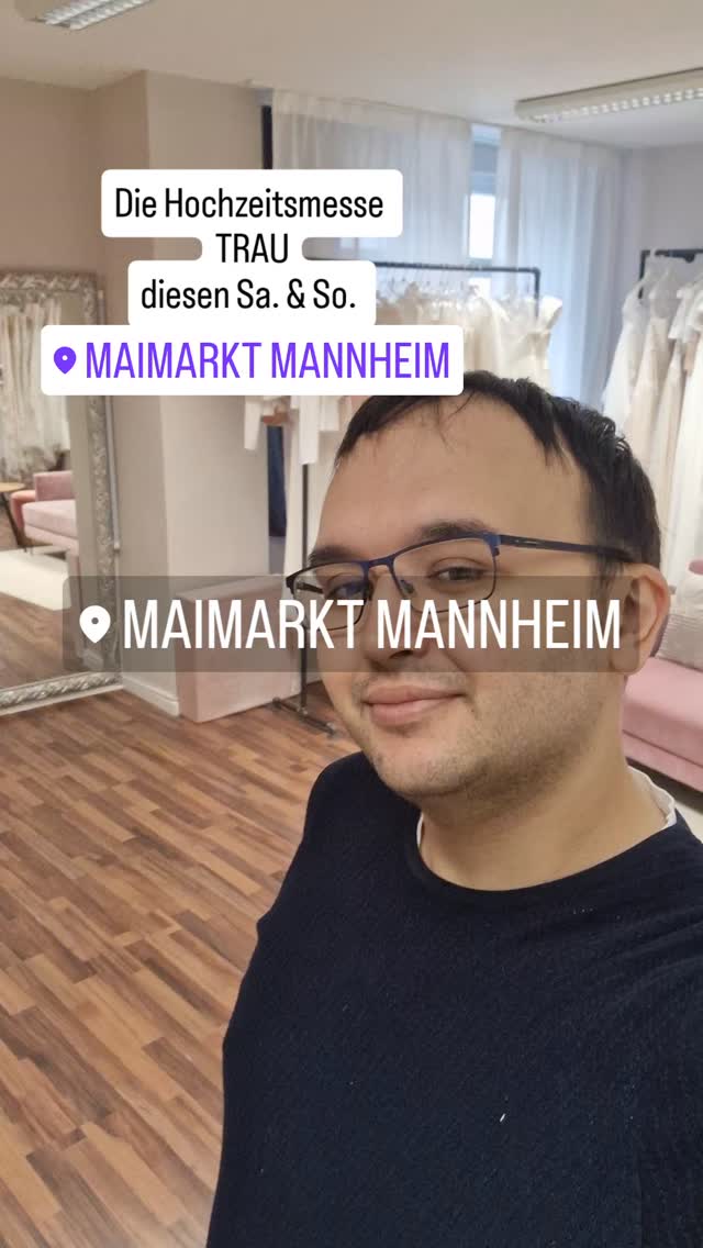 Wir freuen uns auf Euch ❤️

Doeses Wochenende im Maimarkt in Mannheim.
Ab 10 Uhr bis 17 Uhr!

#Mannheim #brautkleid #hochzeit2026 #Hochzeitskleid #rheinneckar