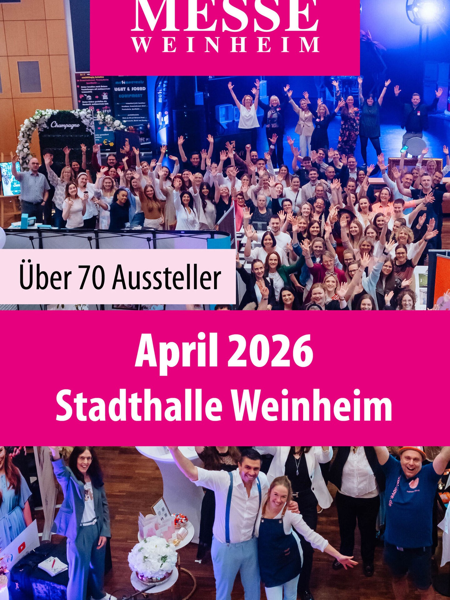 SAVE THE DATE! 12. April
EINTRITT FREI!

Wir sind auch dieses Jahr wieder dabei! Und zwar auf der Hochzeitsmesse in Weinheim in der Stadthalle, am Sonntag den 12.04. April! Ihr bringt eure Fragen mit und wir bringen unsere Kleider mit! Lernt uns kennen und findet noch weitere Dienstleister auf der Messe! 

❤️ Bucht euren kostenlosen Beratungs Termin direkt hier 
📒 https://www.brautmode-speyer.de/termin/
Oder ruft uns einfach an unter der: 📞 01737007271

#Brautkleid #Traumhochzeit #BridalFashion #Brautmode #SayYesToTheDress #Braut2026 #Hochzeitsinspiration #BrideToBe #ModernBridal #LuxuryWeddingDress #BrautkleidSpeyer #Hochzeitskleid2026 #Brautatelier #BridalInspo #DressShopping #BridalGoals #speyer #mannheim #heidelberg #vividbridal Werbung